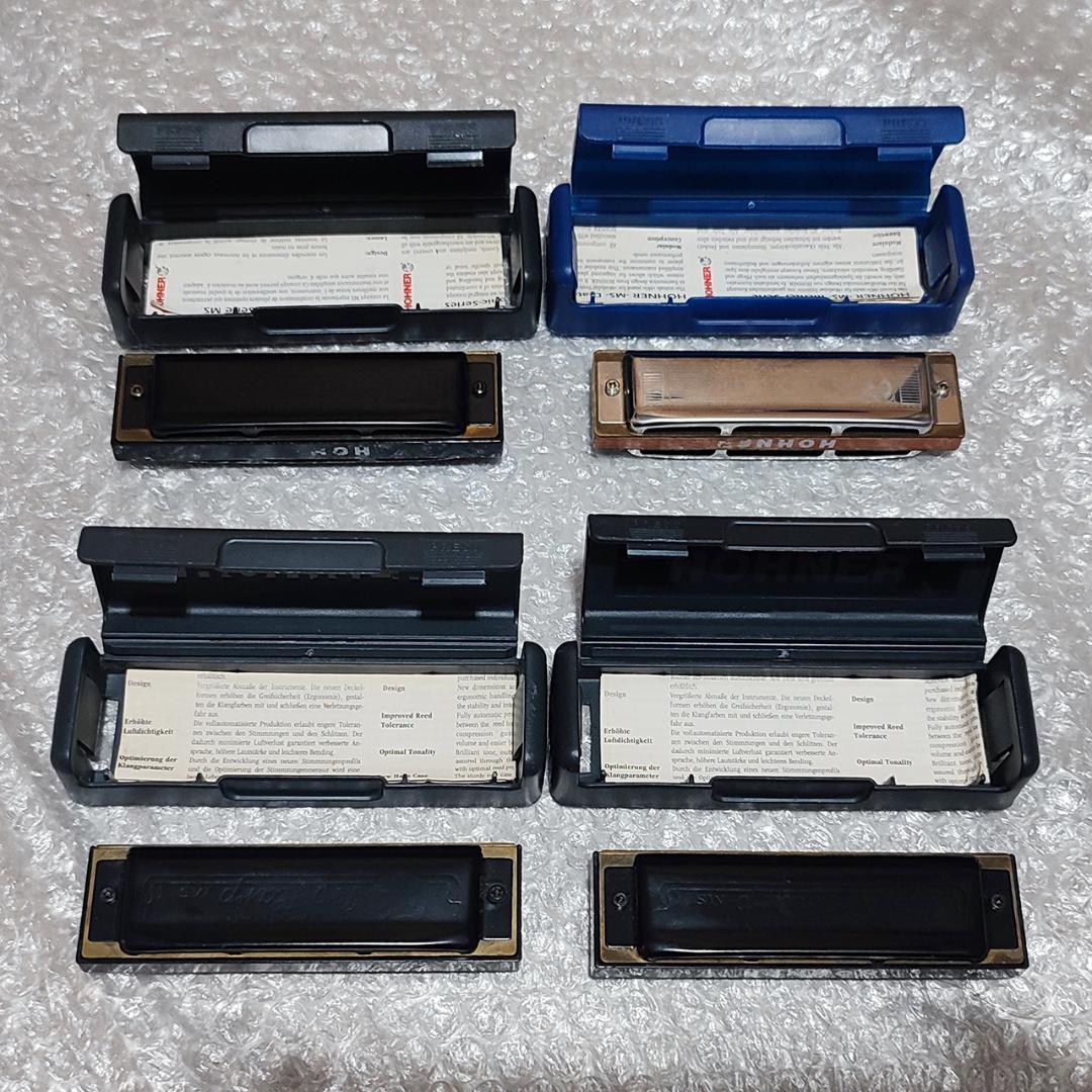 HOHNER ハーモニカ 4本セット Pro Harp / BLUES HARP