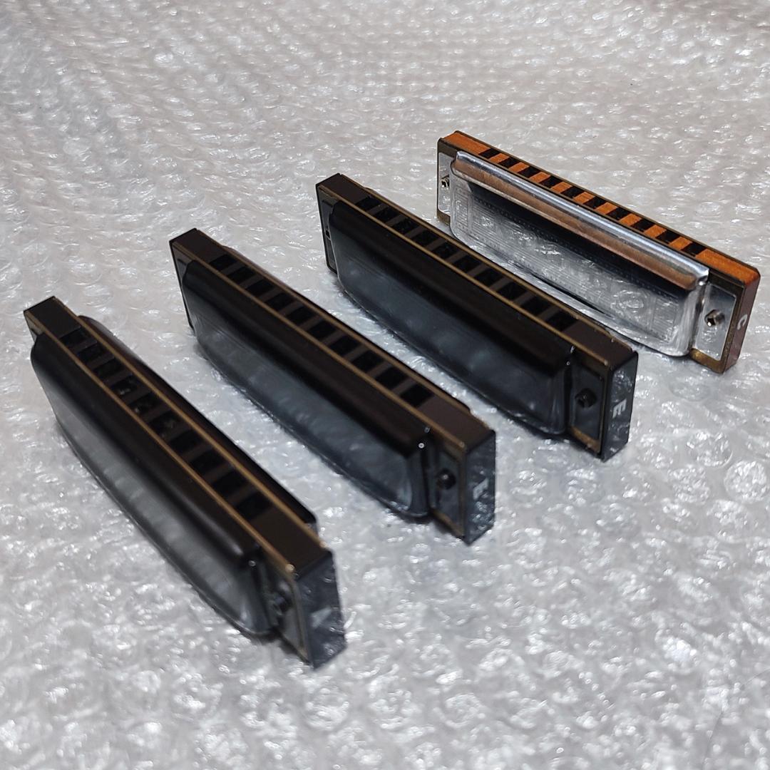 HOHNER ハーモニカ 4本セット Pro Harp / BLUES HARP