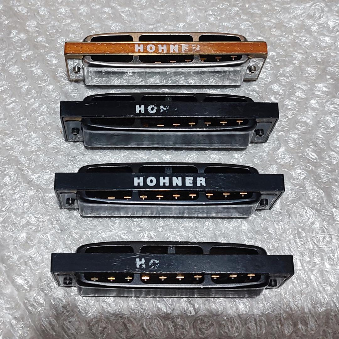 HOHNER ハーモニカ 4本セット Pro Harp / BLUES HARP