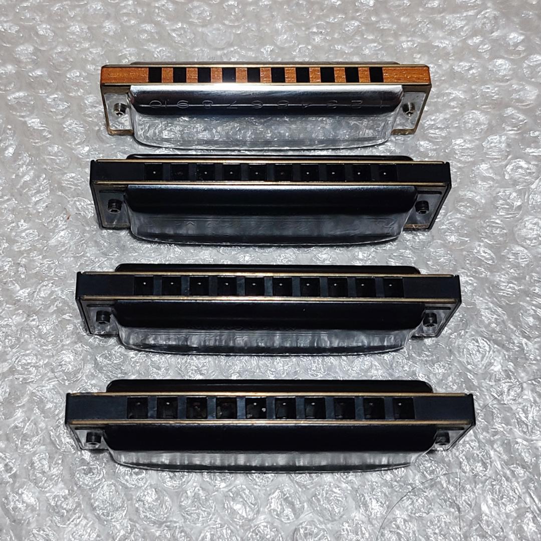 HOHNER ハーモニカ 4本セット Pro Harp / BLUES HARP