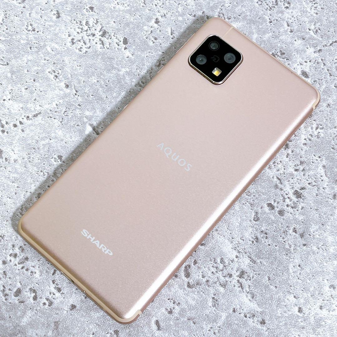 美品 アクオス sense4 SH-M15 SIMフリー ライトカッパー スマホ
