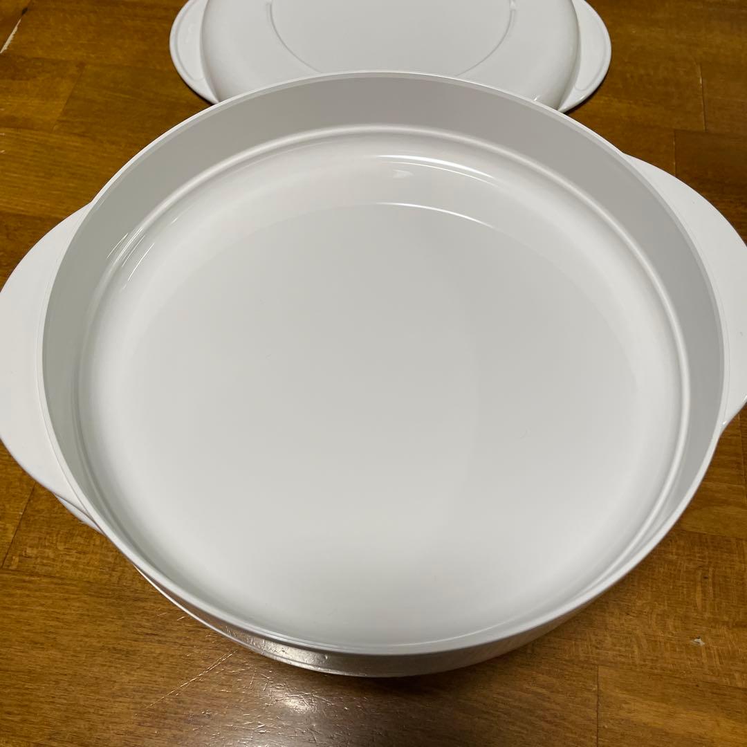 【未使用】タッパーウェア タッパーウェーブ2000丸型（大）＋スタッククッカー