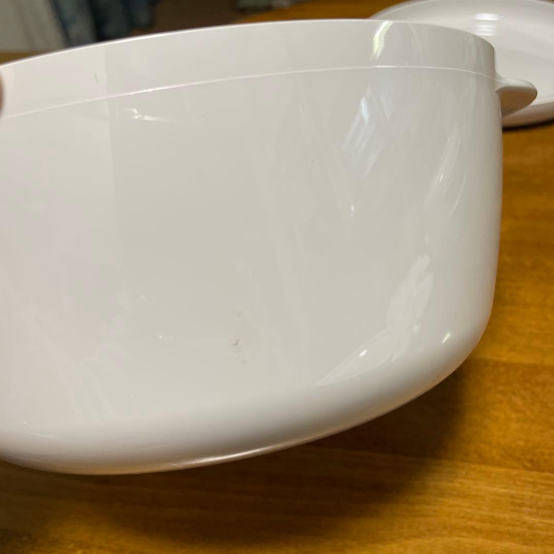 【未使用】タッパーウェア タッパーウェーブ2000丸型（大）＋スタッククッカー