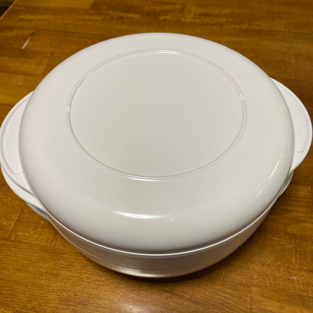 【未使用】タッパーウェア タッパーウェーブ2000丸型（大）＋スタッククッカー