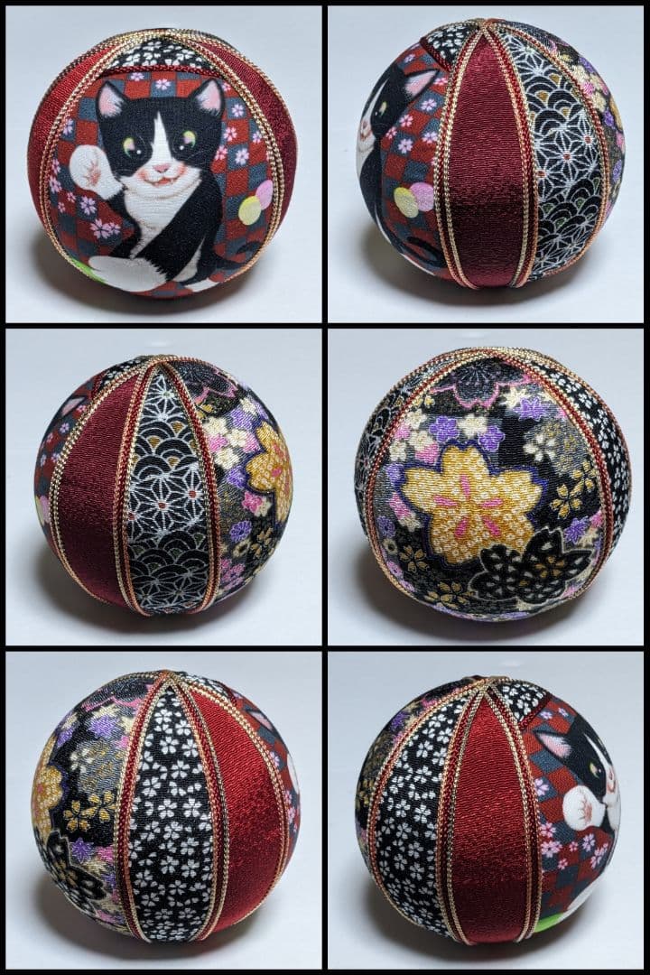 ピックル様 手毬10cm4点・8cm3点、座布団8cm3点、ウッドリング4点