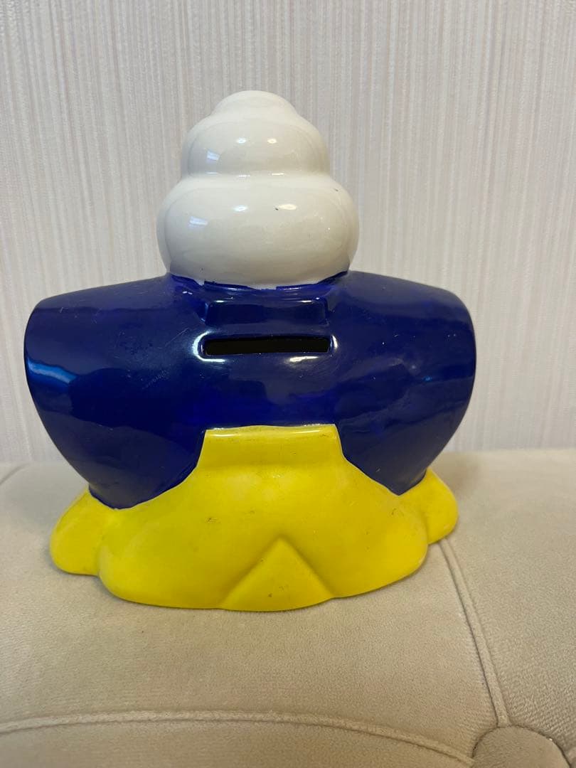 ビバンダム陶器貯金箱MICHELIN ミシュラン/縁起物/商売繁盛/福助