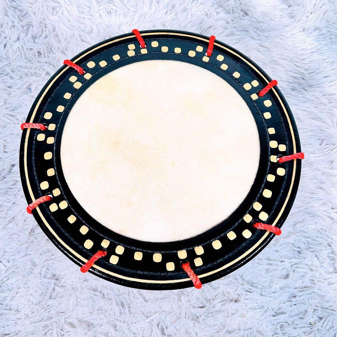 【良品】太鼓　締太鼓　和楽器　バチ　ケース　和太鼓　4点セット　沖縄　エイサー