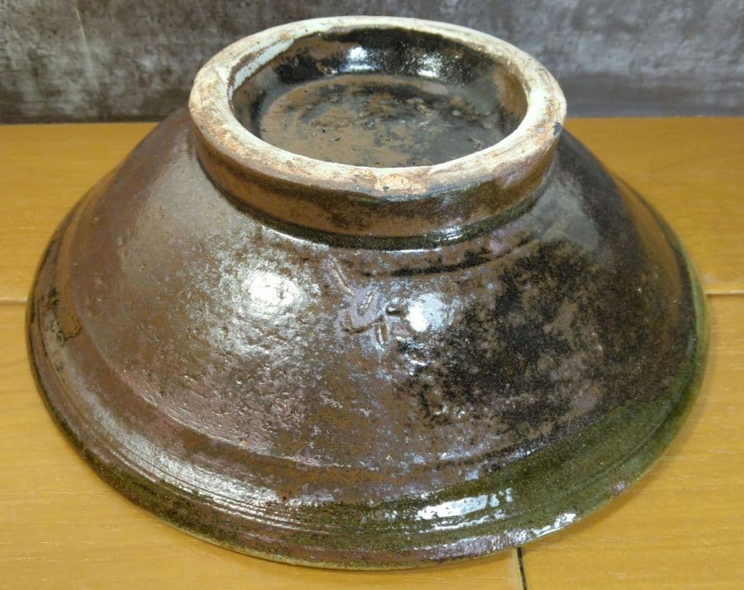 人間国宝 金城次郎 魚紋皿 栞 共箱 美品 壷屋焼 ｗ14.5cm やちむん