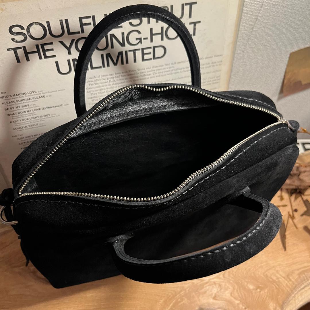 kudu革 ビジネスバッグ kudu革バッグ スエードバッグ Lot#267