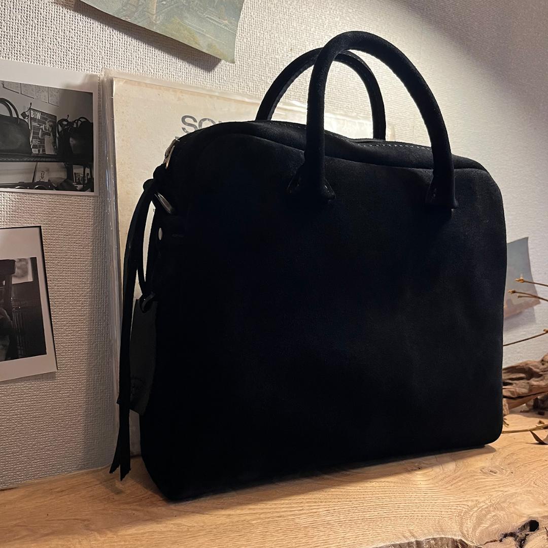 kudu革 ビジネスバッグ kudu革バッグ スエードバッグ Lot#267