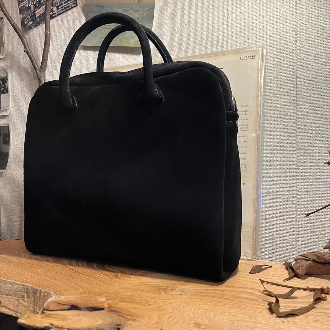 kudu革 ビジネスバッグ kudu革バッグ スエードバッグ Lot#267