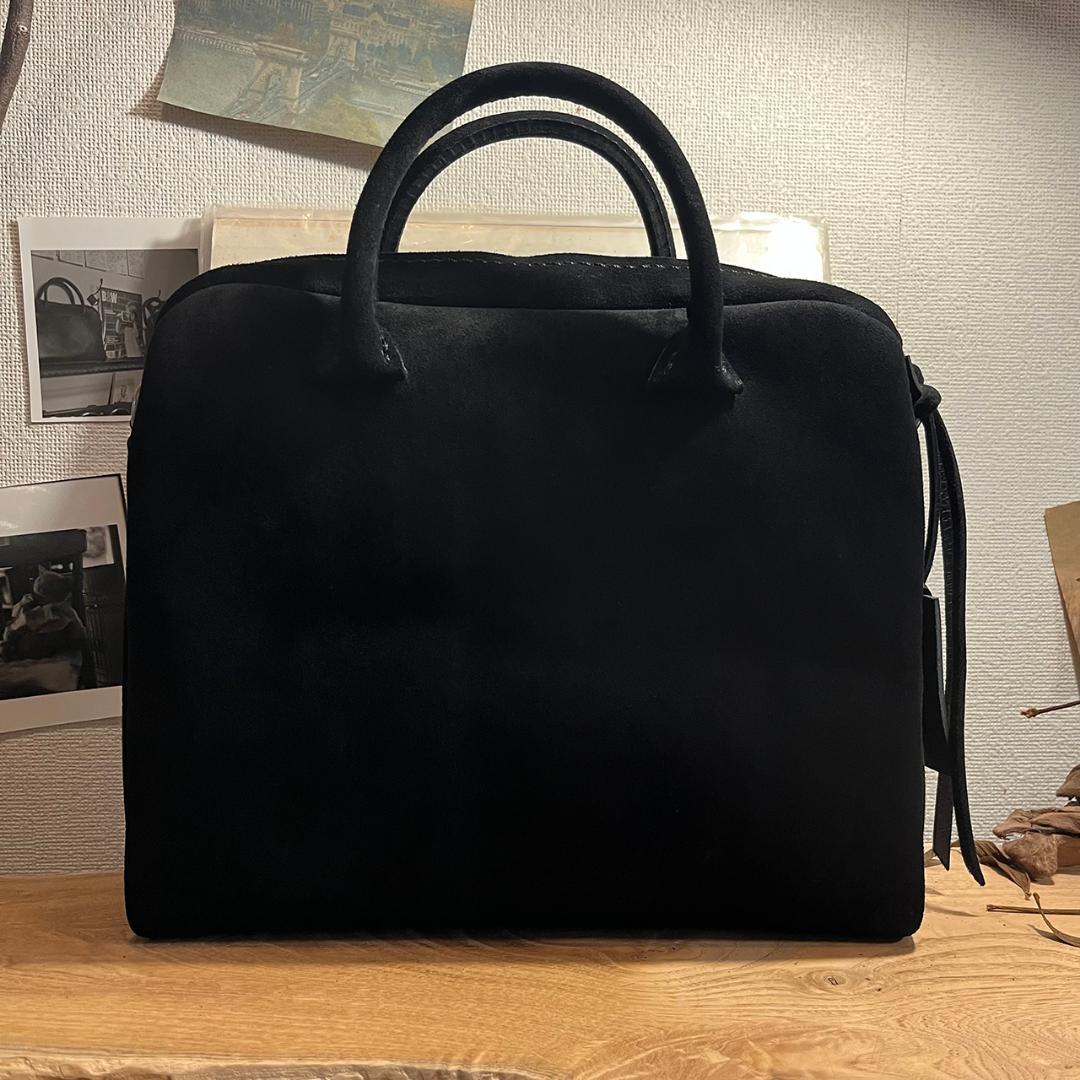 kudu革 ビジネスバッグ kudu革バッグ スエードバッグ Lot#267