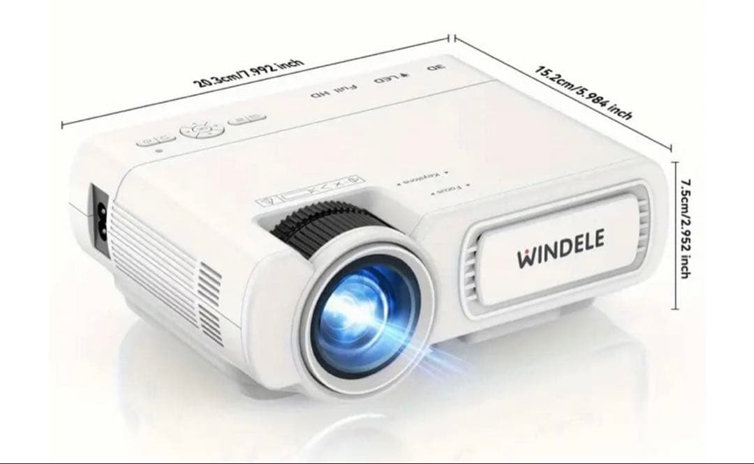 【新品・送料無料】WINDELE T5 プロジェクター 本体