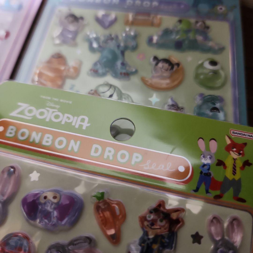 y*a様 正規品 ボンボンドロップシール ディズニー 4枚