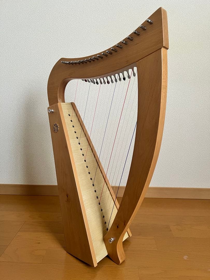 ★美品★おとつぶハープ 20弦 立奏アジャスター・ストラップ付・製品保証期間中