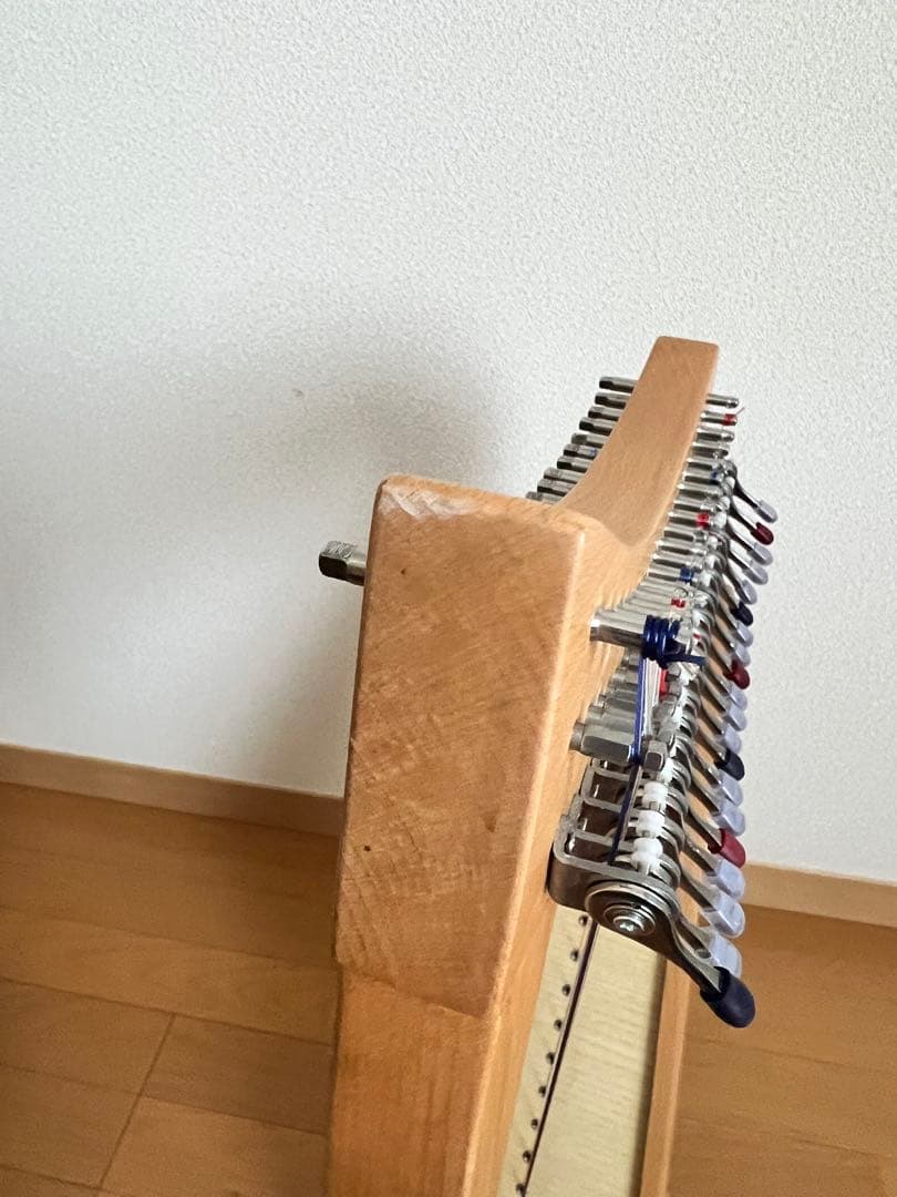 ★美品★おとつぶハープ 20弦 立奏アジャスター・ストラップ付・製品保証期間中