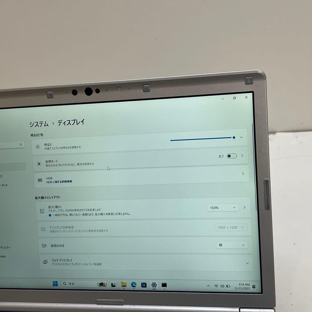 #480 パナソニック CFSV7-3 i5-8350U 8GB SSD256G