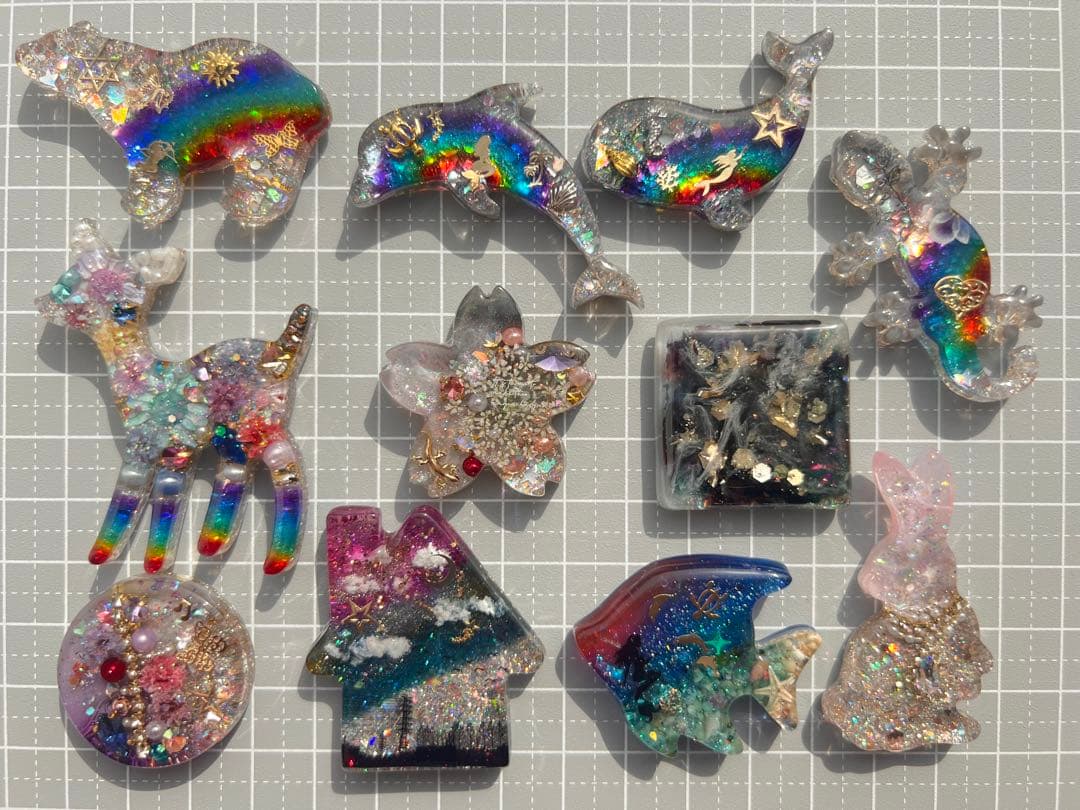 ꫛꫀꪝ【No.251】qPIGpのギラギラRainbow トカゲ ヤモリ