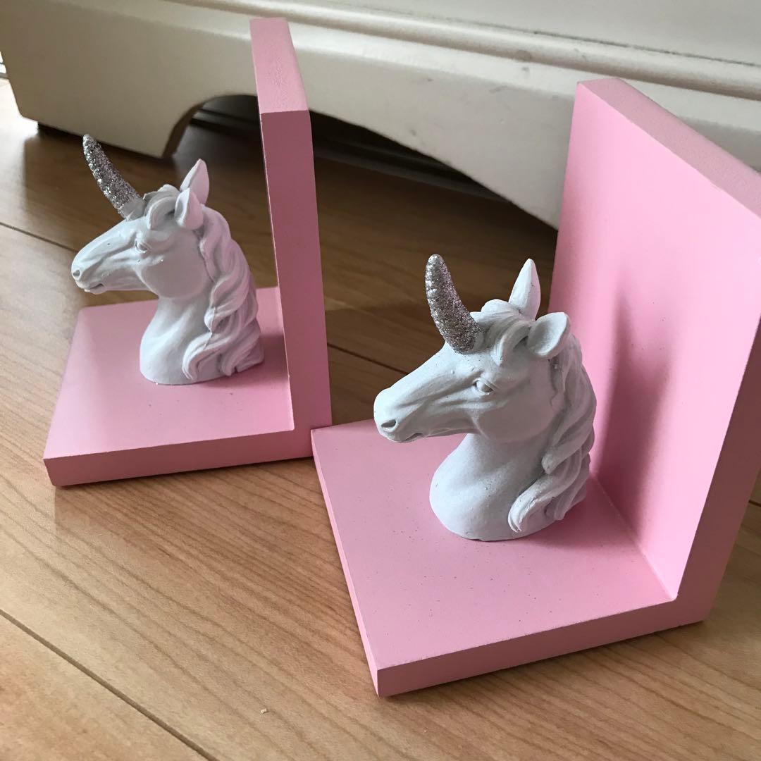 新品☆ユニコーン ブックスタンド インテリア アンティーク シャビーシック