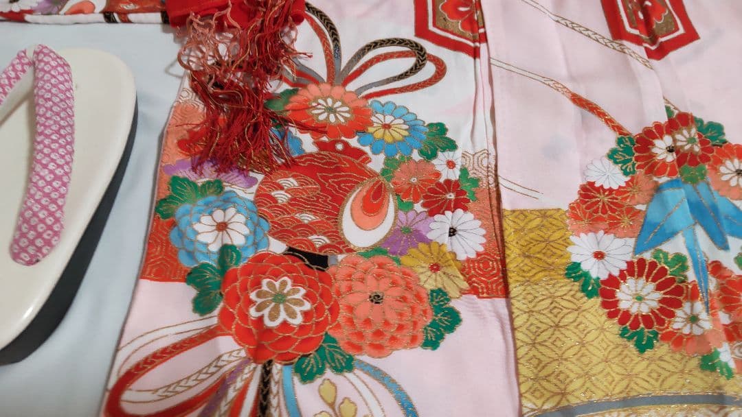 7歳女の子アンティークお着物セット