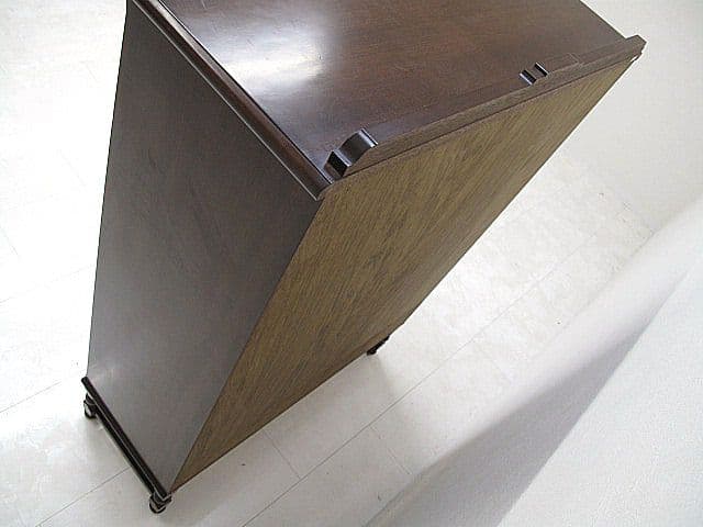 美品メープル不二家「FD-231」キャビネット マホガニー 　書棚 本棚　飾り棚