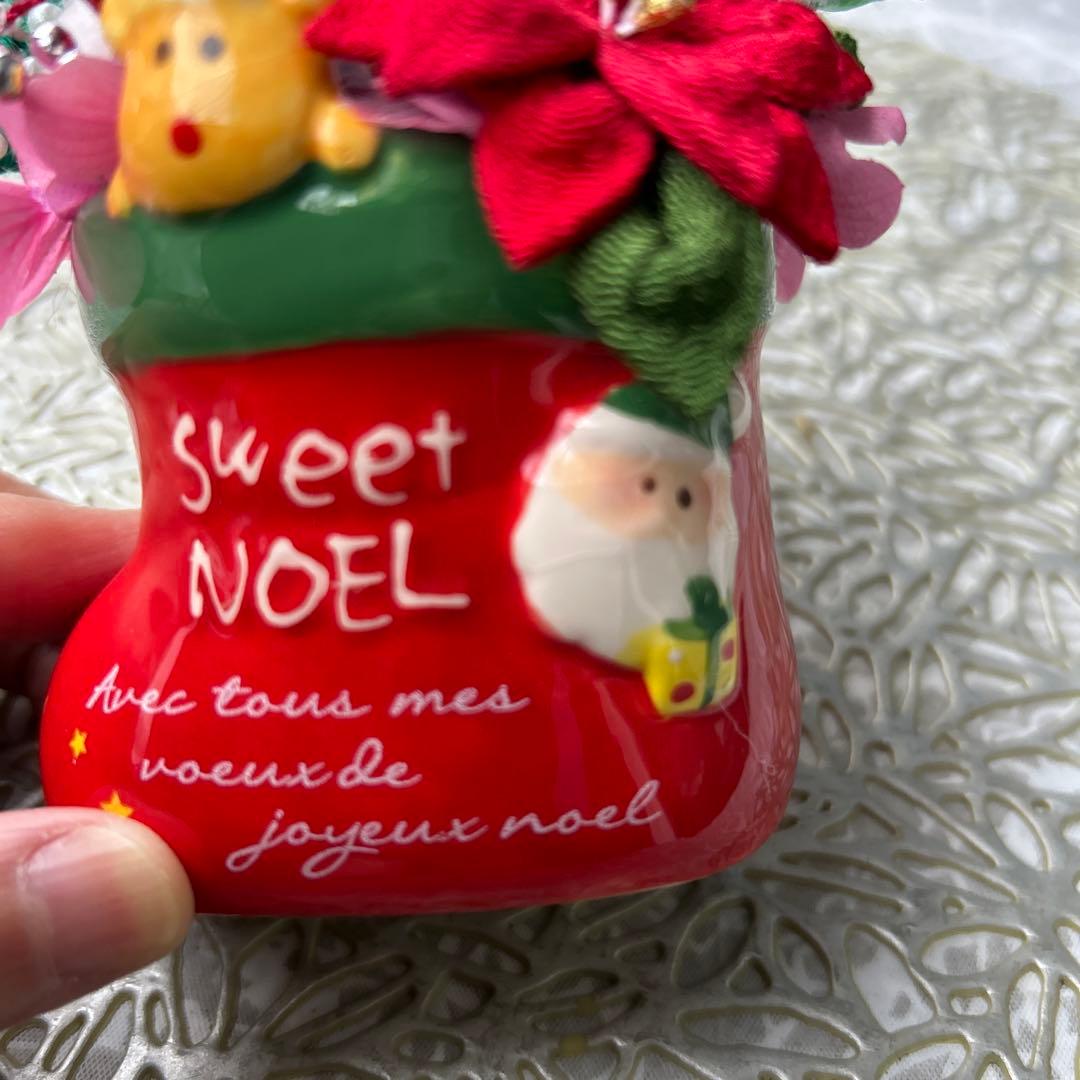 ハンドメイド❣️クリスマスアレンジ❣️サンタ、雪だるま、ツリー、リース❁⃘*.゜