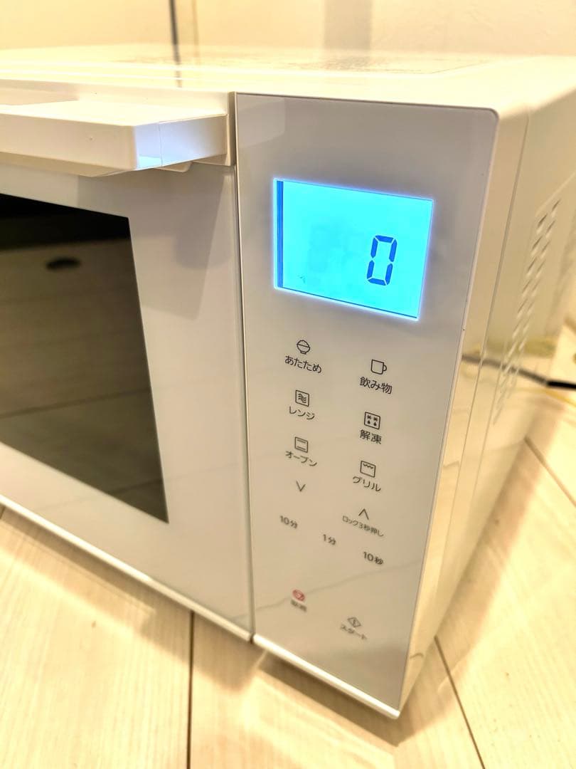 【美品】Panasonic NE-FS3A-W 23L オーブンレンジ ホワイト