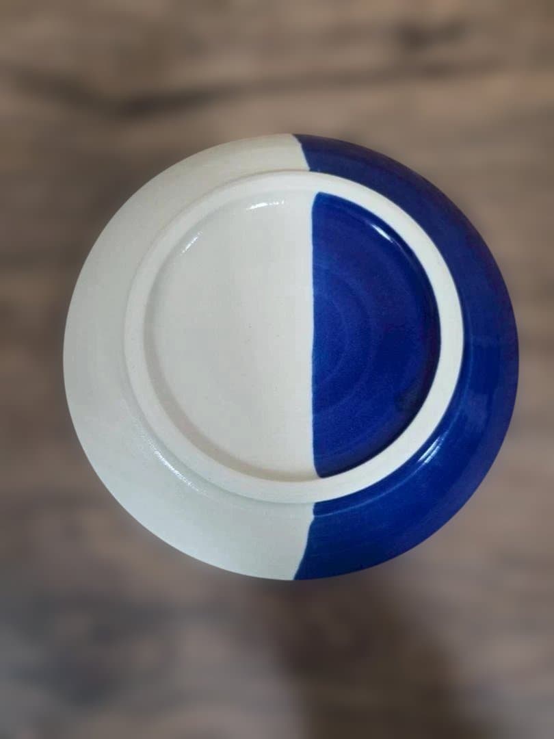 高江洲陶磁器　唐草/青　7寸皿、4寸皿　唐草/青（各4枚）