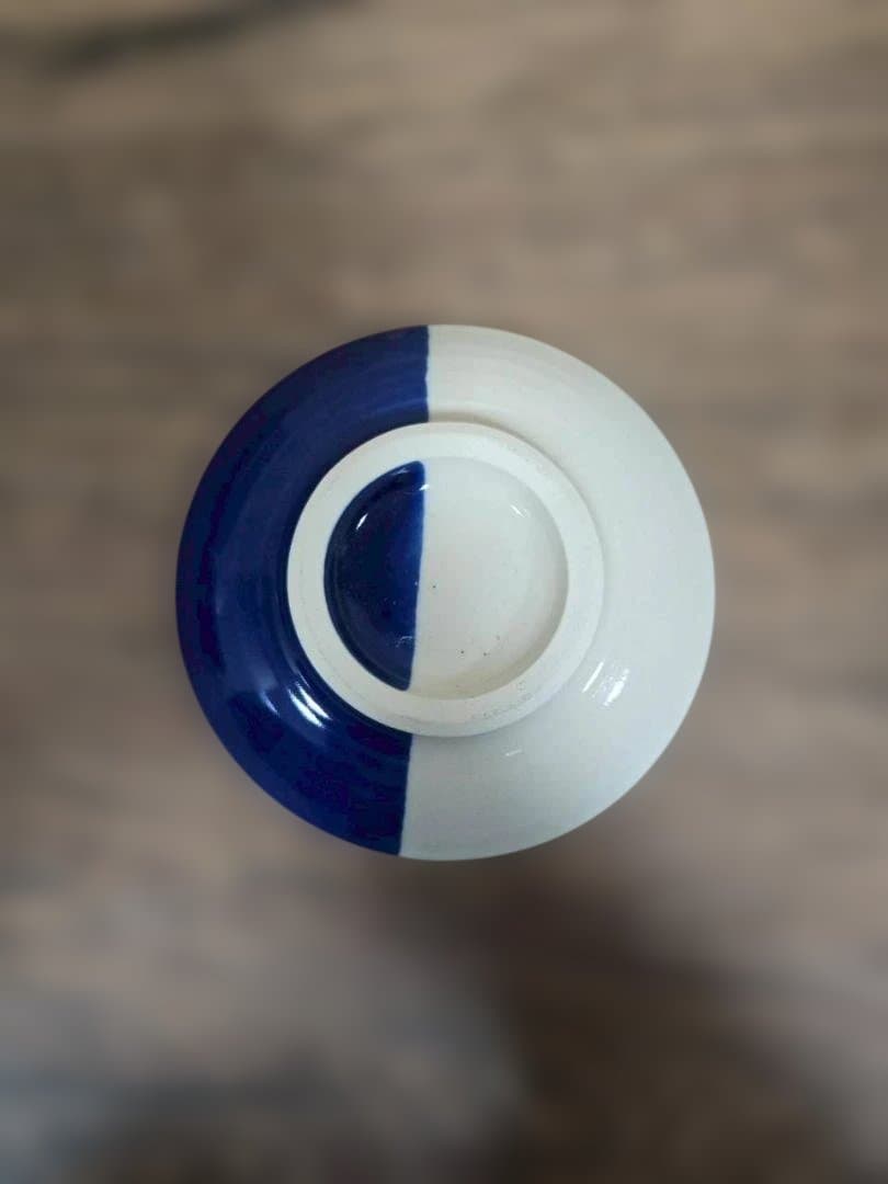 高江洲陶磁器　唐草/青　7寸皿、4寸皿　唐草/青（各4枚）