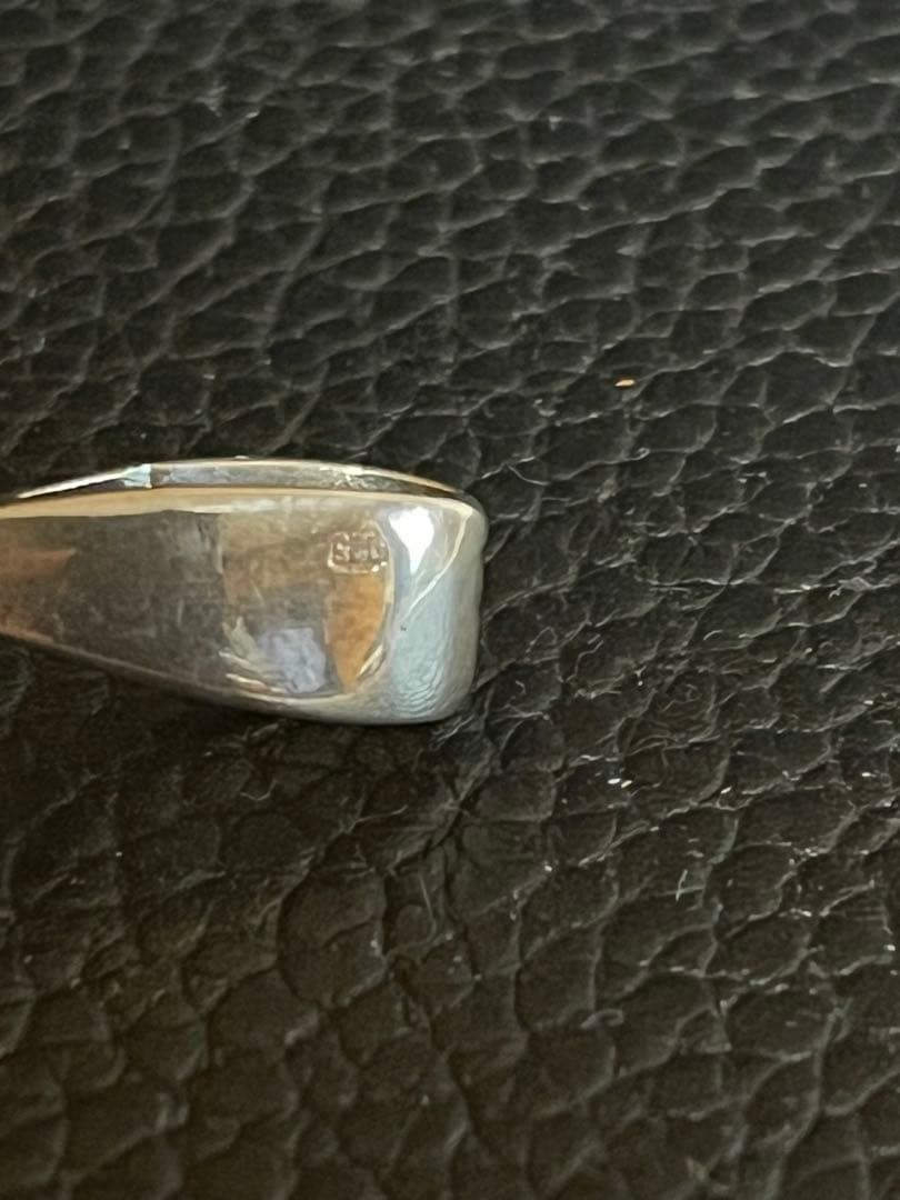 巨大 琥珀 ペンダントトップ SILVER ネックレス 925