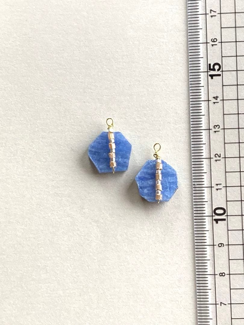 no.0154 初夏の夜　ブルーグレーのカイヤナイト