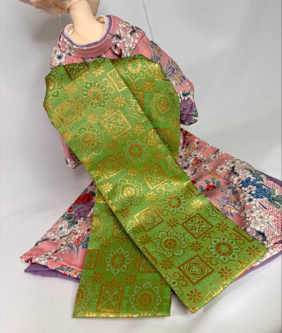 40cmドール myoudoll 舞妓さん着物　ハンドメイド