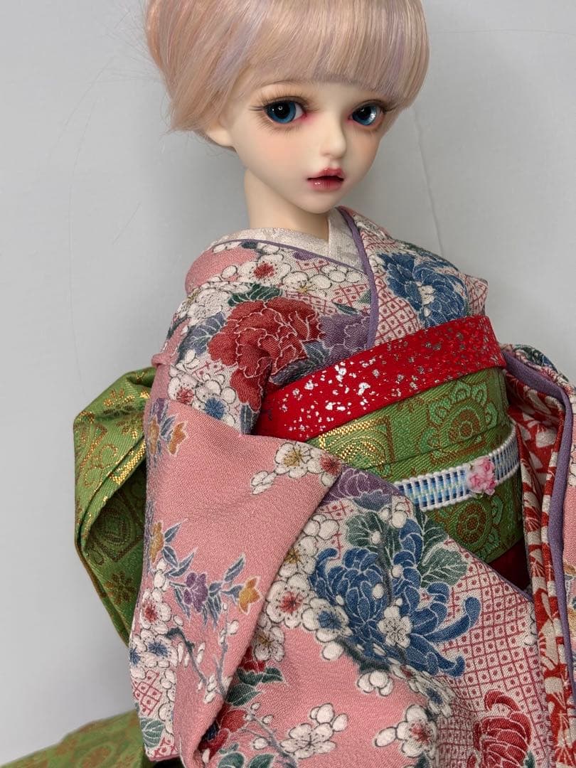 40cmドール myoudoll 舞妓さん着物　ハンドメイド