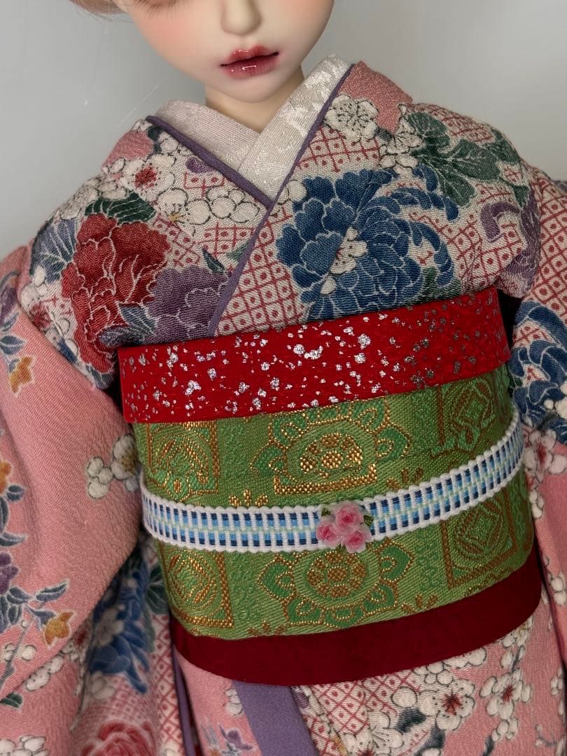 40cmドール myoudoll 舞妓さん着物　ハンドメイド
