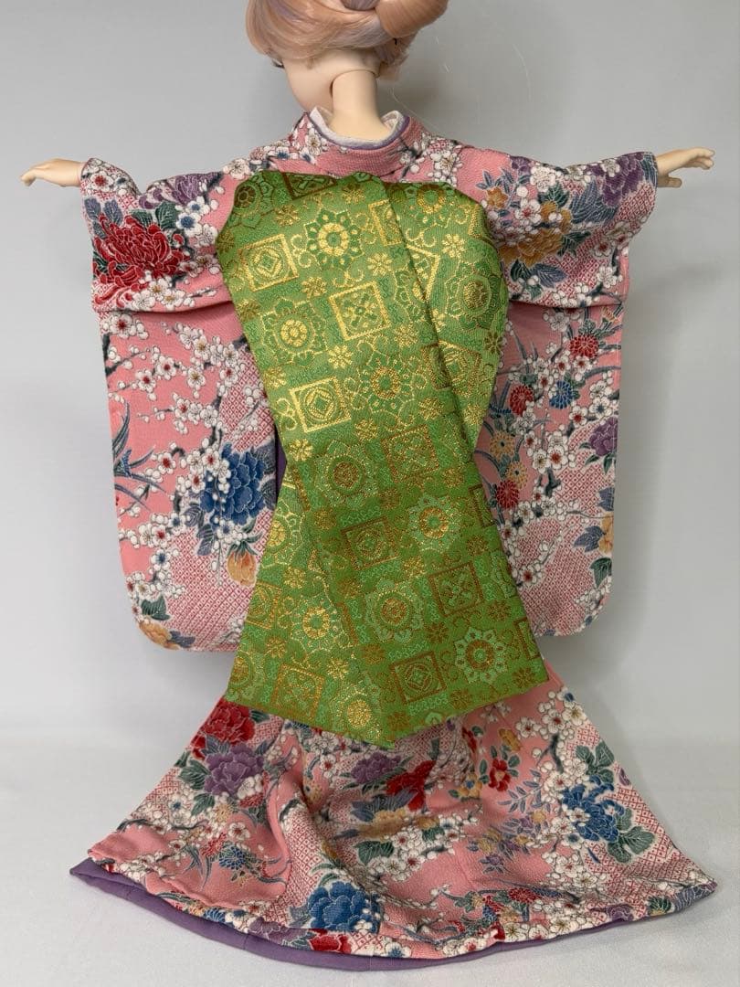 40cmドール myoudoll 舞妓さん着物　ハンドメイド