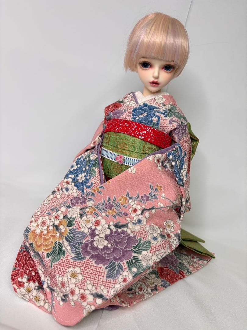 40cmドール myoudoll 舞妓さん着物　ハンドメイド