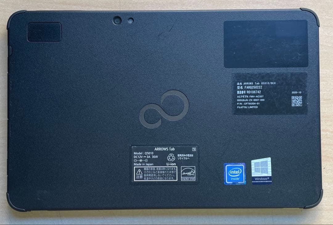 ARROWS Tab Q5010/DEG Celeron 128GB 美品 #6