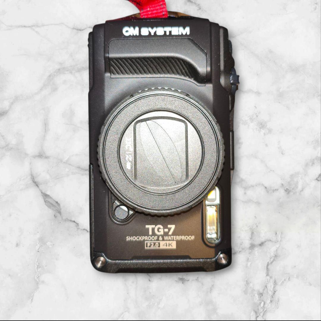 極美品　OM SYSTEM Tough TG-7 ブラック　豪華オマケ付き　黒