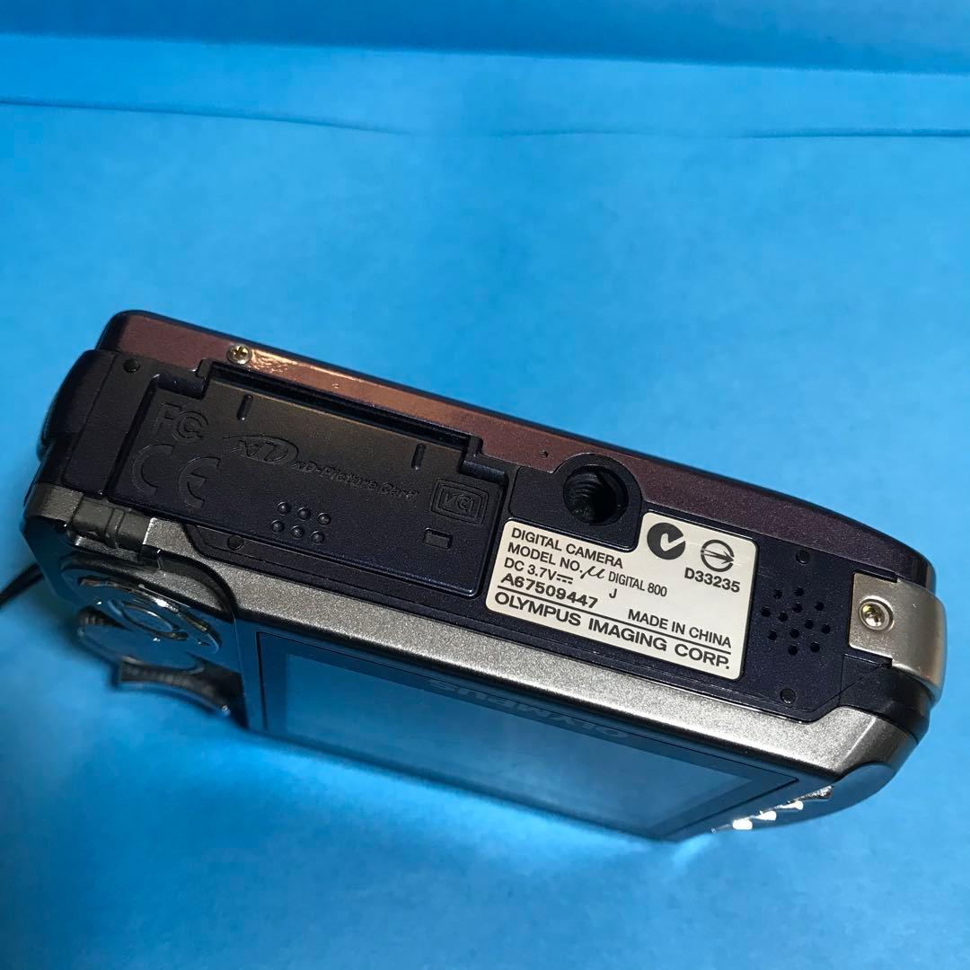 【美品・動作品】オリンパス μ DEGITAL 800 コンパクトデジタルカメラ