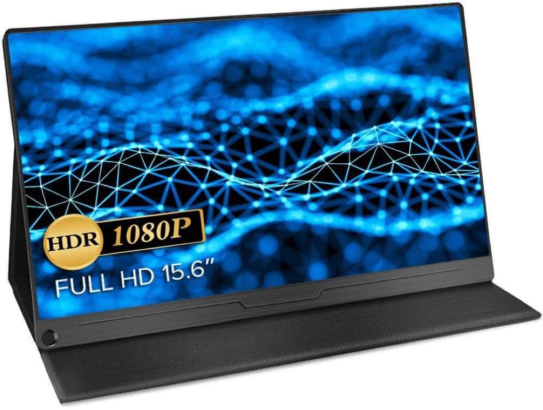 ⑤USB-C１本で動く1920*1080 15.6型モバイルモニター