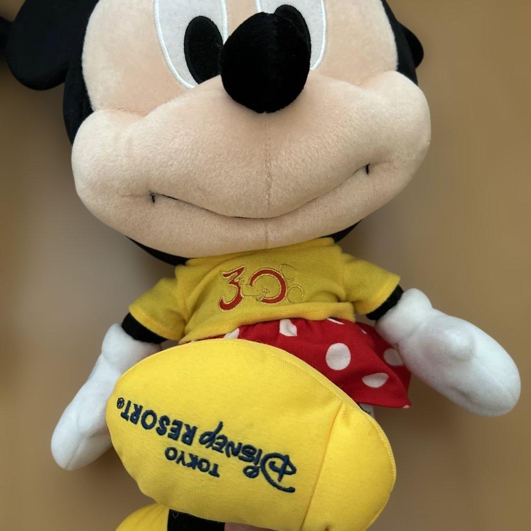 限定ミッキー・ミニー ぬいぐるみセット 30周年
