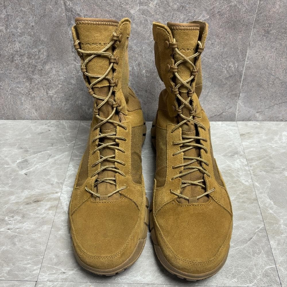 希少 OAKLEY コンバットブーツ タクティカル 29 カーキ レースアップ