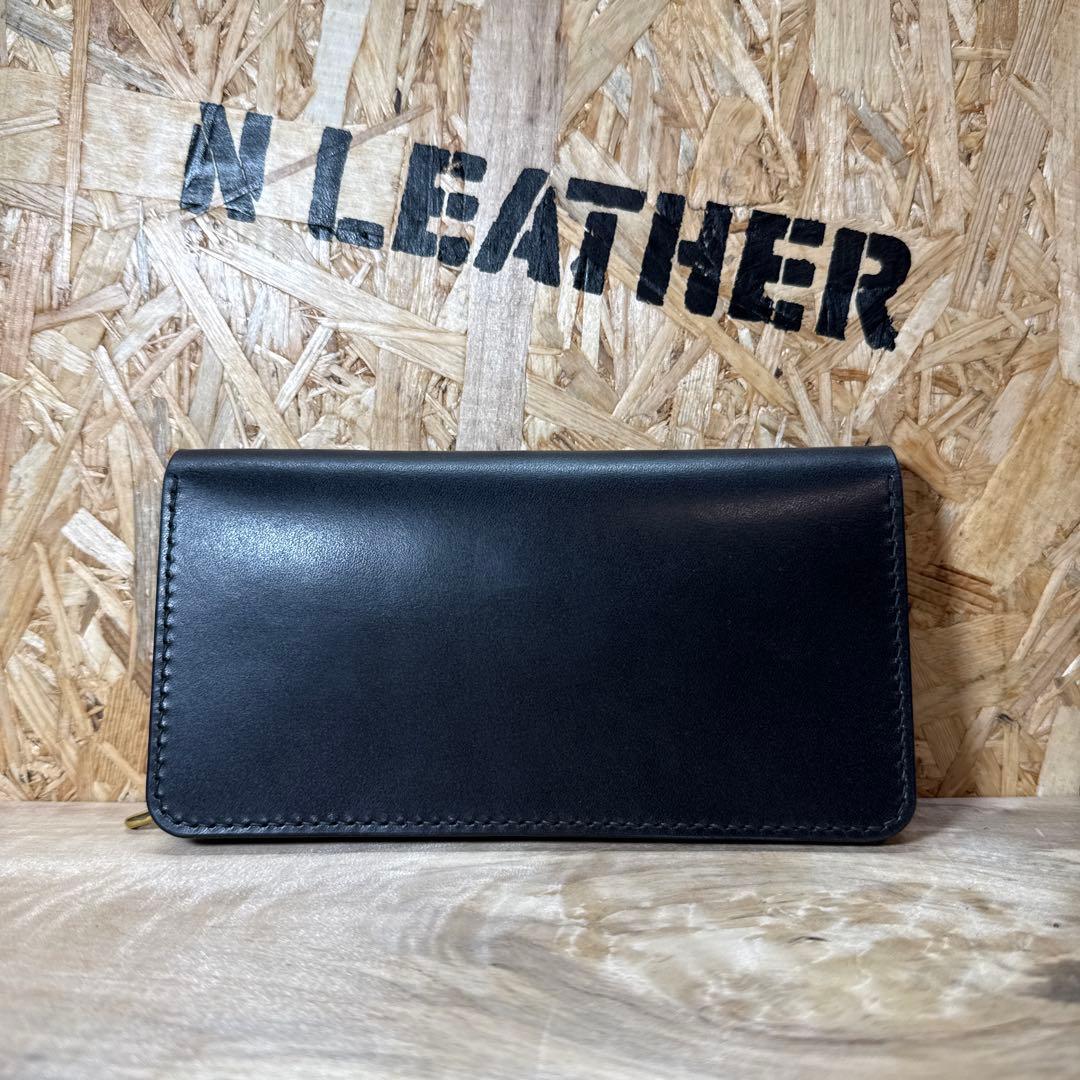 180 カスタム トラッカーウォレット 姫路レザー オイルレザー 真鍮