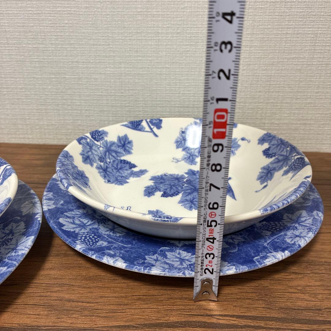  VINTAGE BLUE 皿 プレート スープ皿