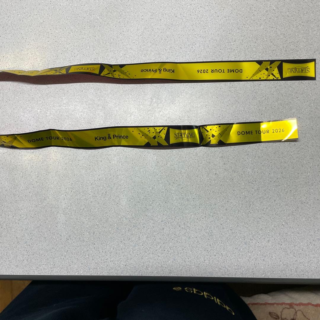 King & Prince ペンライト DOME TOUR 2026テープ付