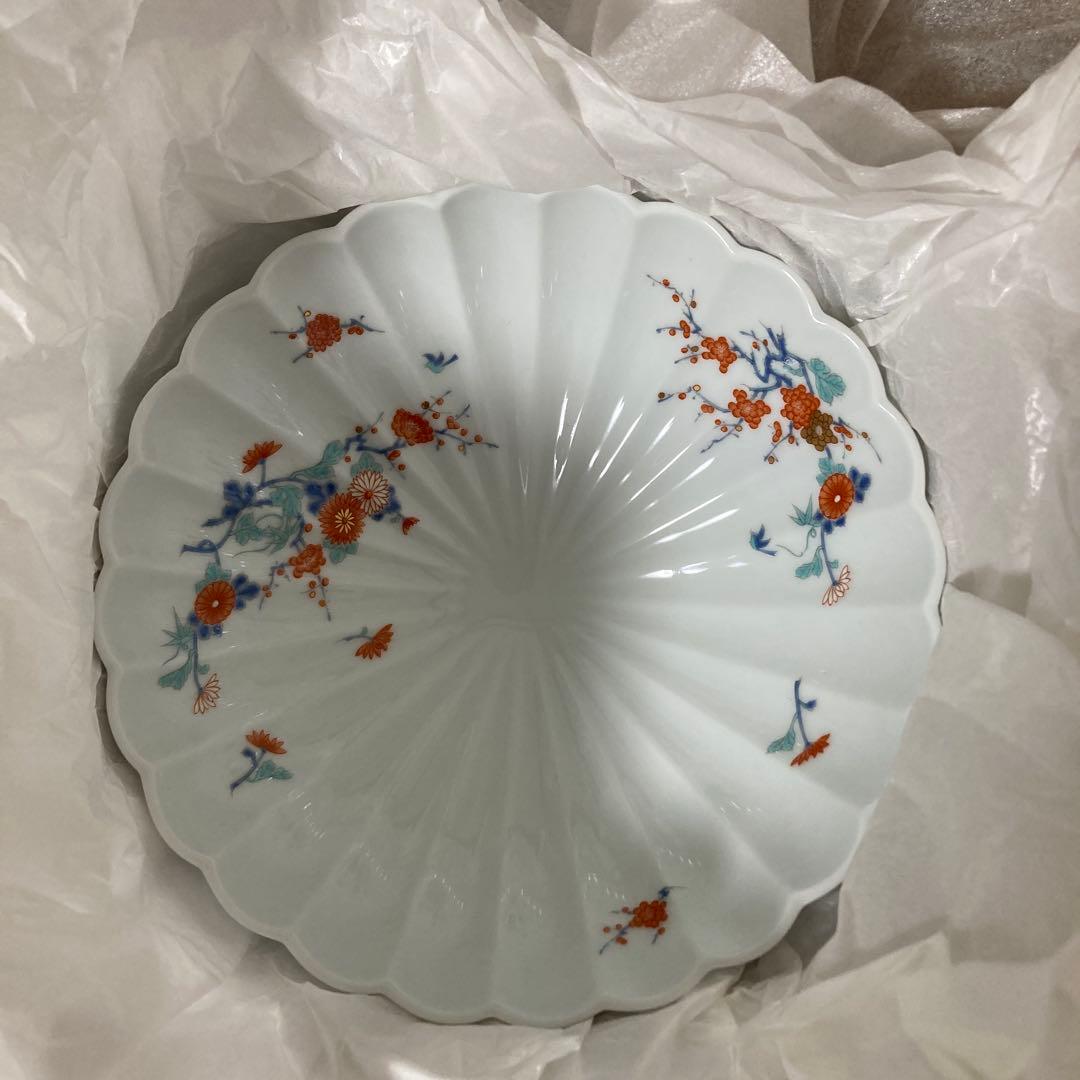 深川製磁　色絵花鳥紋　有田400年セット