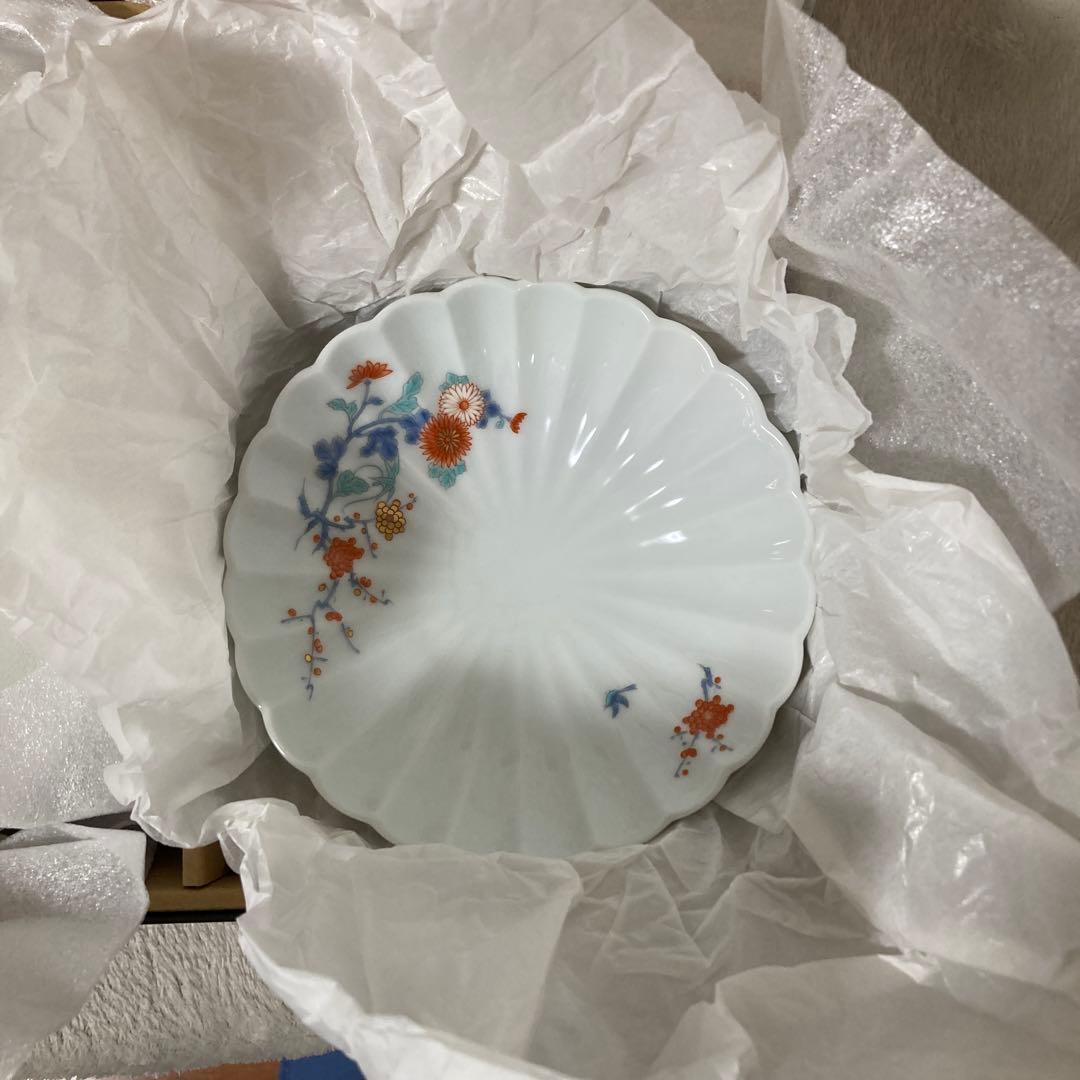 深川製磁　色絵花鳥紋　有田400年セット