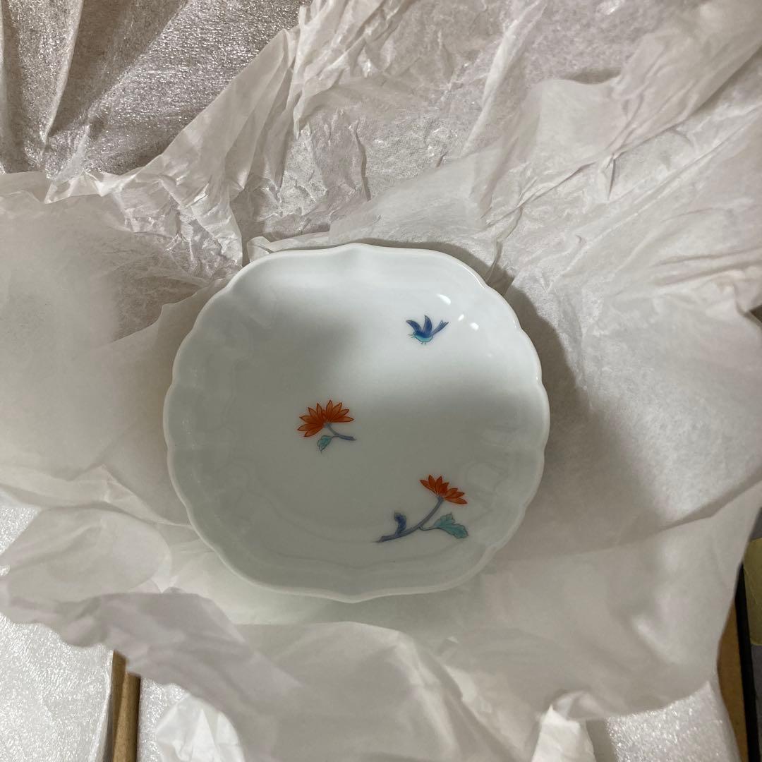 深川製磁　色絵花鳥紋　有田400年セット