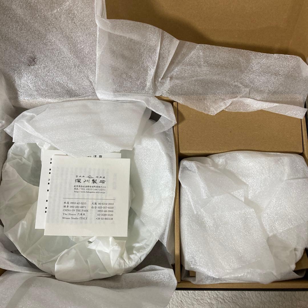 深川製磁　色絵花鳥紋　有田400年セット