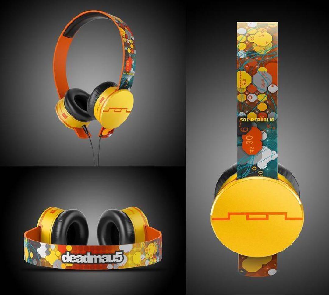 値下げ】SOL REPUBLIC ヘッドホン オレンジ